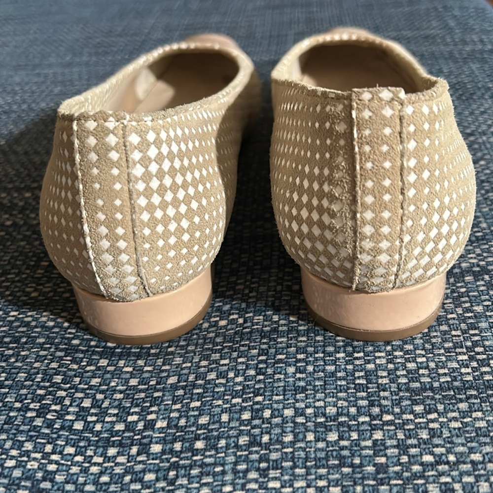 Vaneli Frankie Suede Checkered Flats size 9.5N - Picture 3 of 7